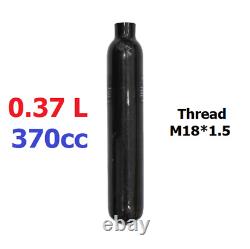 0.37L 4500Psi 300Bar 30Mpa 370cc Carbon Fiber Cylinder HPA Tank High Pressure