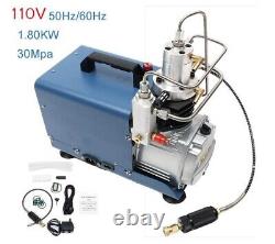 110V 30MPA Electric Air Compressor PCP High Pressure Air Pump Water Cooling