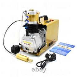 110V High Pressure 30MPa Electric PCP Air Pump Compressor Auto Shut Down 4500PSI