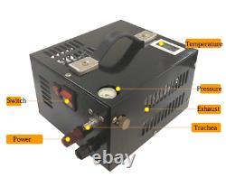 12V-220V 4500PSI 300BAR 30MPA PCP Air Compressor Pump Transformer High Pressure