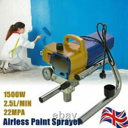1500W High Pressure Paint Sprayer 22Mpa Wall Airless Paint Spraying Machine Kit