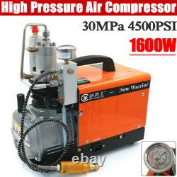 1600W 220V 30MPa Air Compressor Pump 4500PSI Two-stage High Pressure Airgun