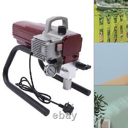 1800W High Pressure Airless Sprayer Spraying Machine Wall Paint Spraying Gun