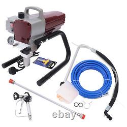 1800W High Pressure Airless Sprayer Spraying Machine Wall Paint Spraying Gun UK