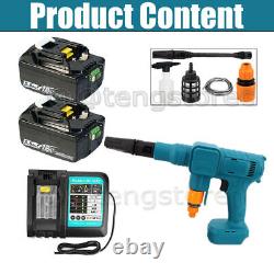 18V Electric Cordless Pressure Washer High Power Jet Wash Car Cleaner For Makita