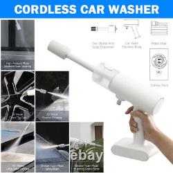 2.4MPa Portable Cordless Car High Pressure Washer Jet Water Wash Cleaner Gun