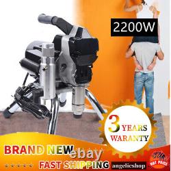 2200W Airless Sprayer Wall Paint Spray Gun High Pressure Spraying Machine 23MPa