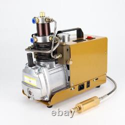 220V 30MPa Air Pump Electric PCP Compressor 4500PSI High Pressure Diving Set