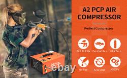 220V DC 12V High Pressure Compressor PCP Rifle Scuba Air Pump 4500PSI 300Bar