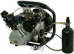220V High Pressure Compressor 300bar 30mpa 4500psi for Tank Filling, 60L/min