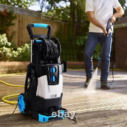 2500W Electric High Pressure Washer Max 195 Bar 8L/min Jet Wash Cleaner 8M Hose