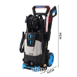 2500W Electric High Pressure Washer Max 195 Bar 8L/min Jet Wash Cleaner 8M Hose