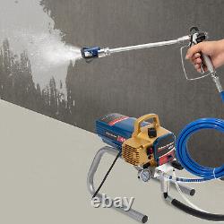 2HP High Pressure Airless Paint Sprayer Machine 22Mpa Spray Gun Wall Paint 1500W