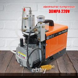 300 Bar Electric Air Compressor Pump Portable High Pressure 30Mpa 4500 PSI 220V