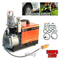 300 Bar Electric Air Compressor Pump Portable High Pressure 30Mpa 4500 PSI 220V