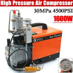 300 Bar Electric PCP 30Mpa High Pressure 4500PSI Air Compressor Pump Access 220V