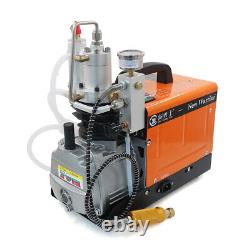 300 Bar Electric PCP High Pressure 30MPA 4500PSI Air Compressor Pump Access 220V