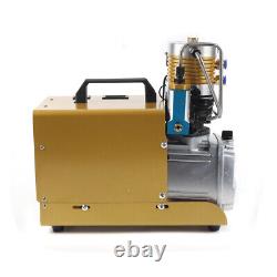 300 Bar High Pressure Air Compressor Pump Auto Stop Paintball Airgun 4500 psi