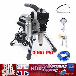 3000PSI Airless Sprayer Wall Paint Spray Gun High Pressure Spraying Machine NEW