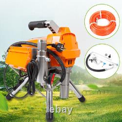 3000W High Pressure Airless Paint Sprayer Machine Spray Gun Wall Spraying 23mpa