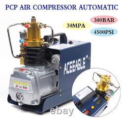 300Bar 4500 PSI Automatic High Pressure Air Pump Electric Compressor Pump 1800W