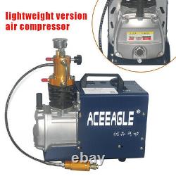 300Bar High Pressure Air Compressor Pump Manual Stop PCP Paintball Pump 0-30 MPa