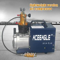 300Bar High Pressure Air Compressor Pump Manual Stop PCP Paintball Pump 0-30MPa