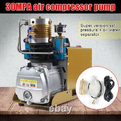 30MPA 4500PSI High Pressure Air Compressor PCP Airgun Scuba Air Pump 12L