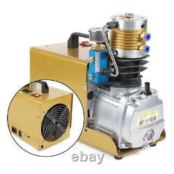 30MPA 4500PSI High Pressure Air Compressor Pump PCP Scuba Electric Air Pump 110V