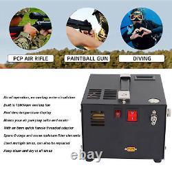 30MPA Electric PCP Air Pump Compressor Airgun Rifle 12V High Pressure Upgraded