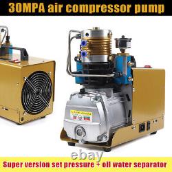 30Mpa 300bar Electric High Pressure Air Compressor Pump For Charging 0-12L Equip