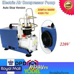 30Mpa High Pressure Electric Compressor Pump PCP Air Pump 220V AUTO Stop 1800W