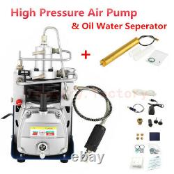 30Mpa High Pressure PCP Compressor Air Pump & Oil Water Separator Scuba Diving
