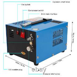 30mpa PCP Air Compressor Multifunctional High Pressure HPA Compressor With DC12V