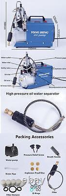 4500 PSI 30 MPa High Pressure Electric Air Compressor Pump Paintball Airgun 220V