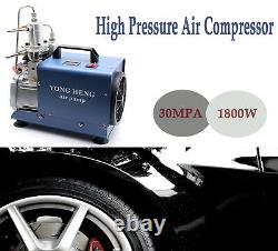 4500 PSI 30MPa High Pressure Electric Air Compressor Pump Paintball Airgun NEW