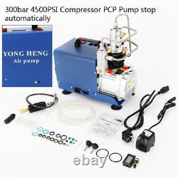 4500PSI Electric Auto Stop Air Compressor Pump PCP High Pressure 30MPa 300Bar UK