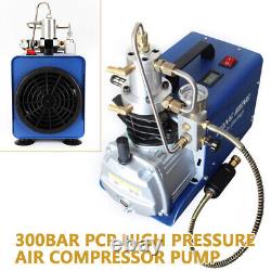 4500PSI Electric PCP High Pressure 30Mpa 300 Bar Air Compressor Pump Access UK