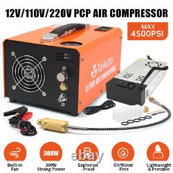 4500PSI PCP Air Compressor 12V/110/220V Electric Airgun Rifle High Pressure Pump