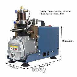 4500psi Air Compressor Pump 30Mpa High Pressure Air Pump 220V 50HZ 1800W 0-3L UK