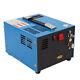 (blue)pcp Air Compressor 4500psi/30mpa Oil/water Free Portable High Pressure