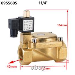 Brass High-Pressure 1.6MPA Pilot Type Solenoid Valve Air Water Normally Open