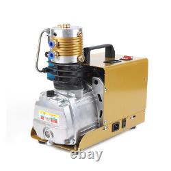 Electirc High Pressure 30Mpa 300 Bar 4500PSI Air Compressor Pump Access 220V UK
