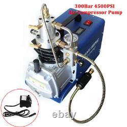 Electirc High Pressure 30Mpa 300 Bar 4500PSI Air Compressor Pump Access New