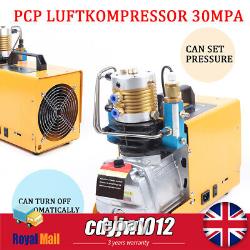 Electric Air Compressor Pump High Pressure Auto Stop 30Mpa 4500PSI 220V 300Bar