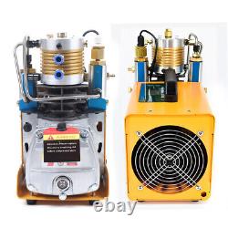 Electric Air Compressor Pump High Pressure Auto Stop 30Mpa 4500PSI 220V 300Bar