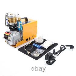 Electric Air Compressor Pump High Pressure Auto Stop 30Mpa 4500PSI 220V 300Bar