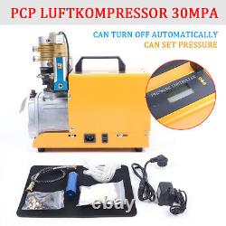 Electric Air Compressor Pump High Pressure Auto Stop 30Mpa 4500PSI 220V 300Bar