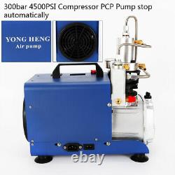Electric Air Compressor Pump High Pressure PCP Pump Auto Stop 30MPa 4500PSI UK