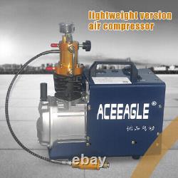Electric Compressor Pump 4500psi 300bar PCP Water Cooling High Pressure Air Pump
